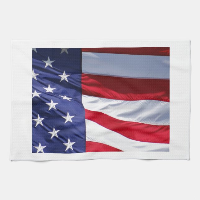 Flagga USA Kökshandduk (Horisontell)