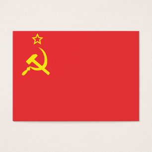 FLAGGA USSR VISITKORT