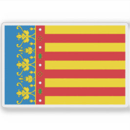 Flagga Valencia Klistermärken