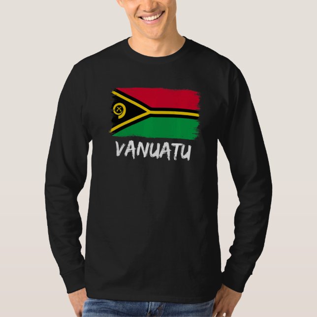 Flagga Vanuatu T Shirt (Framsida)