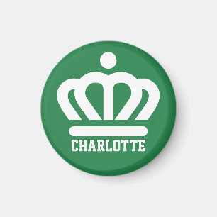 Flagga (variant) för Charlotte, NC Magnet