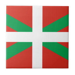 FLAGGA VASCA FÖR BASK EUSKADI FÖR IKURRIÑA DRAP KAKELPLATTA