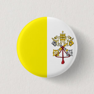 Flagga Vatikanstaten Knapp