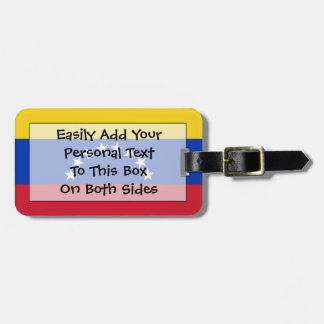 Flagga Venezuela Easy ID Personal Bagagebricka