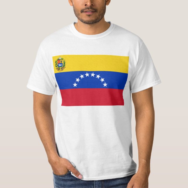 Flagga Venezuela T Shirt (Framsida)