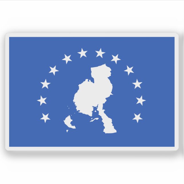 Flagga Veraguas, Panama Klistermärken (Framsida)