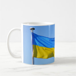 Flagga Victory for Ukraina Stanna stark Kaffemugg