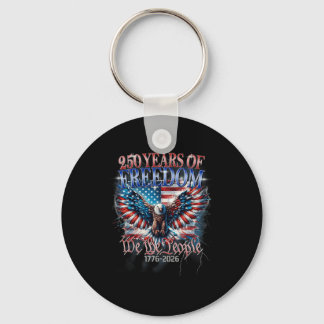 Flagga Vintage 250 år Amerikansk 1776 2026 250:e U Nyckelring