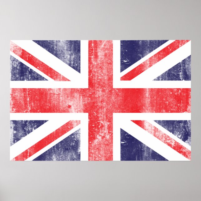 Flagga vintage Poster (Framsidan)