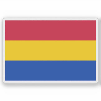 Flagga Vlaardingen, Nederländerna Klistermärken