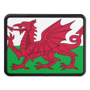 Flagga Wales Dragkroksskydd