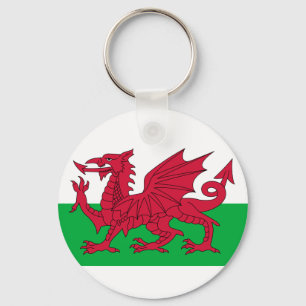 Flagga Wales Nyckelring