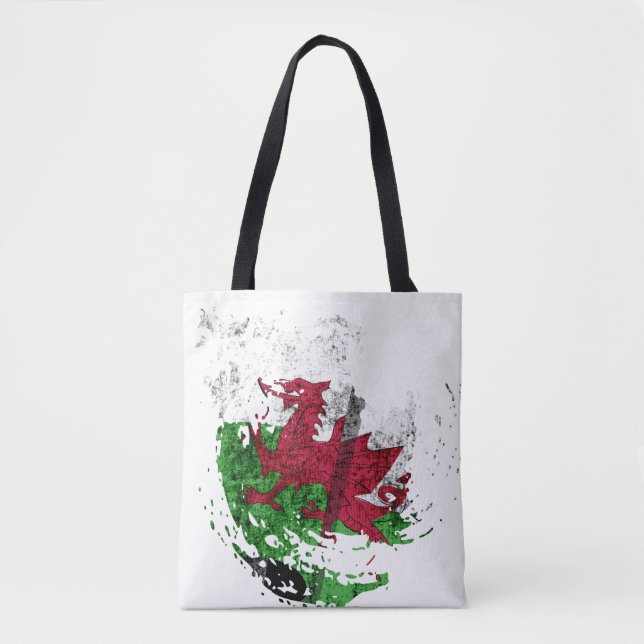flagga Wales Tygkasse (Framsida)