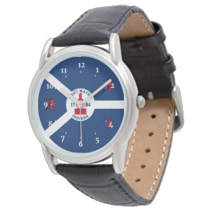 Flagga Wayne, Indiana Armbandsur
