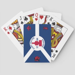 Flagga Wayne, Indiana, betalkort Casinokort