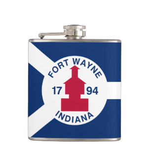 Flagga Wayne, Indiana-kolven Fickplunta