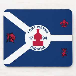 Flagga Wayne, Indiana Musmatta