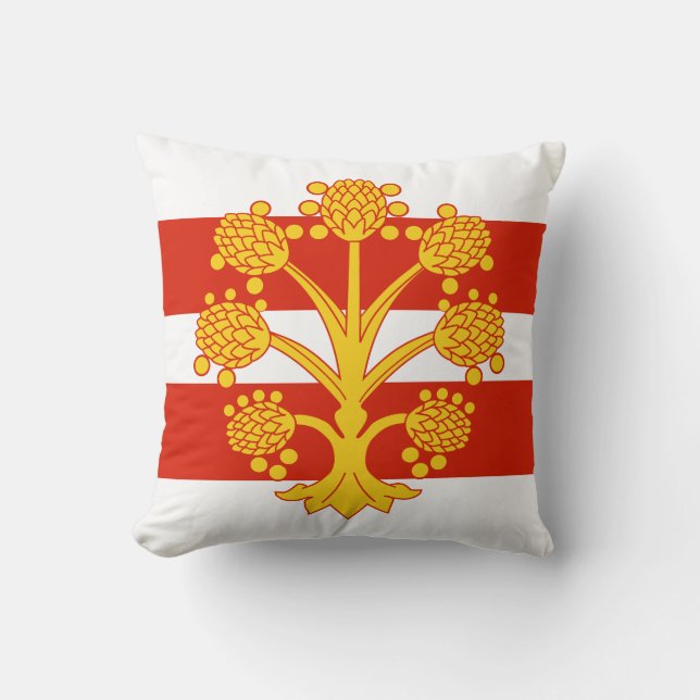 Flagga Westmorland Dekorativ kudde (Framsida)