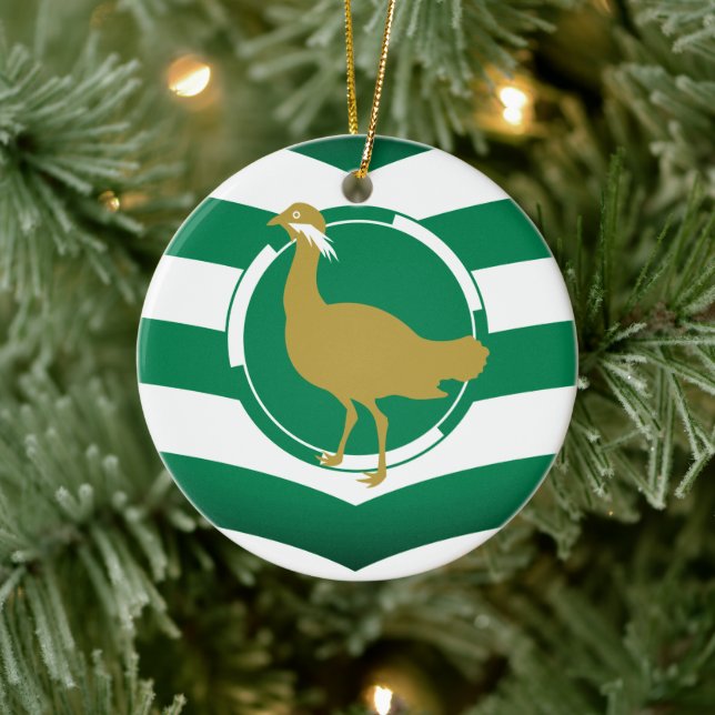 Flagga Wiltshire - ENGLAND Julgransprydnad Keramik (Träd)