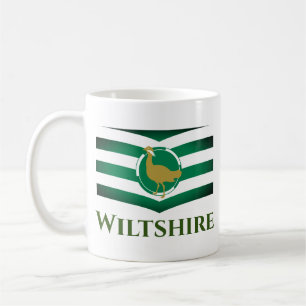 Flagga Wiltshire - ENGLAND Kaffemugg
