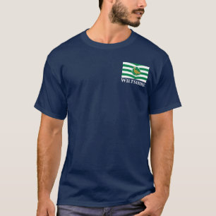 Flagga Wiltshire - ENGLAND T-Shirt