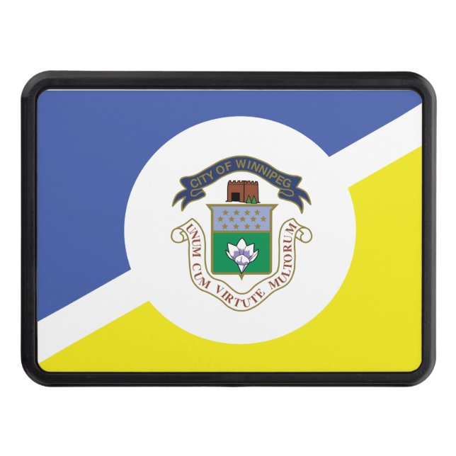 Flagga Winnipeg, Manitoba Dragkroksskydd (Framsidan)