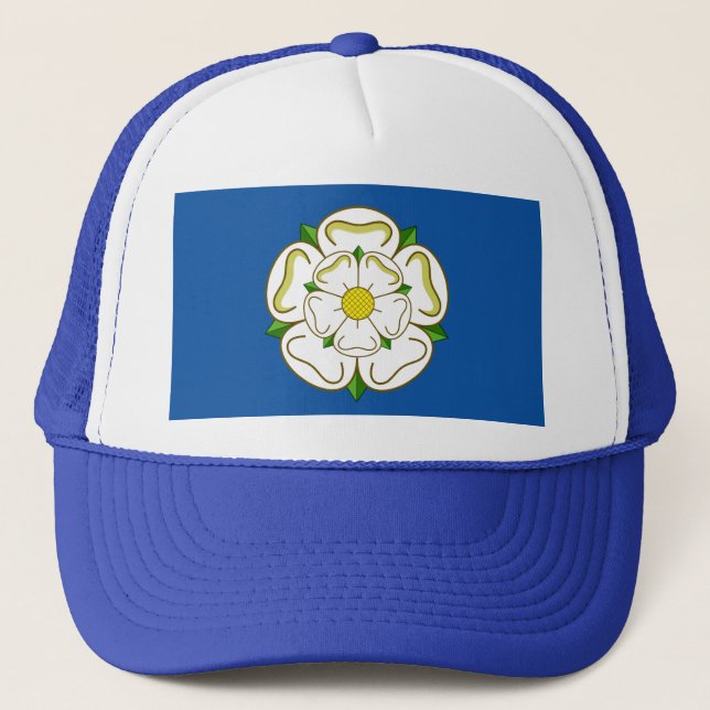 Flagga Yorkshire Athletic Headband Keps (Framsida)