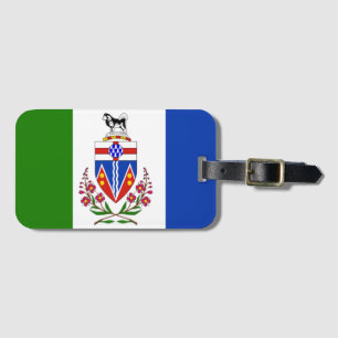 Flagga Yukon, Kanada Bagagebricka