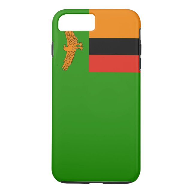 Flagga Zambia Case-Mate iPhone Skal (Baksida)