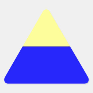 Flagga Zandvoort Triangelformat Klistermärke