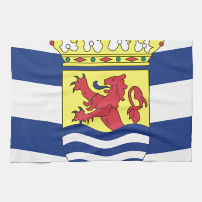 Flagga Zeeland Kökshandduk (Horisontell)
