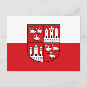 Flagga Zwickau, Tyskland Vykort