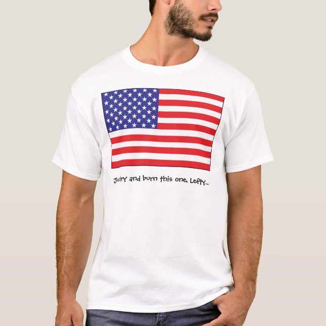 Flaggagasbrännare Tee Shirt (Framsida)