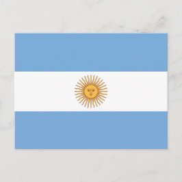Flaggan Argentina Vykort