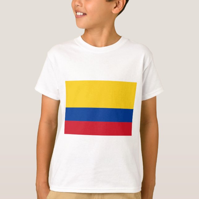 Flaggan Colombia T-shirt (Framsida)