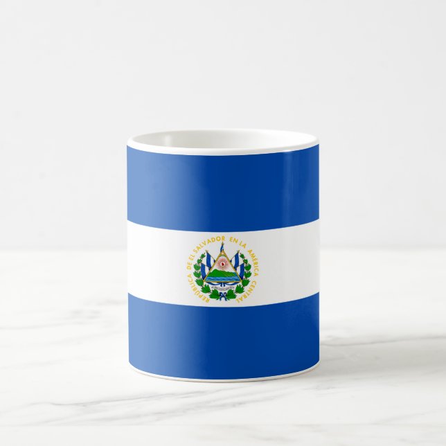 Flaggan El Salvador Kaffemugg (Center)