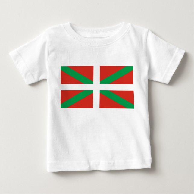 Flaggan för Baskien T Shirt (Framsida)