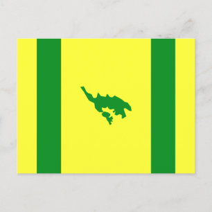 Flaggan för Culebra, Puerto Rico Vykort