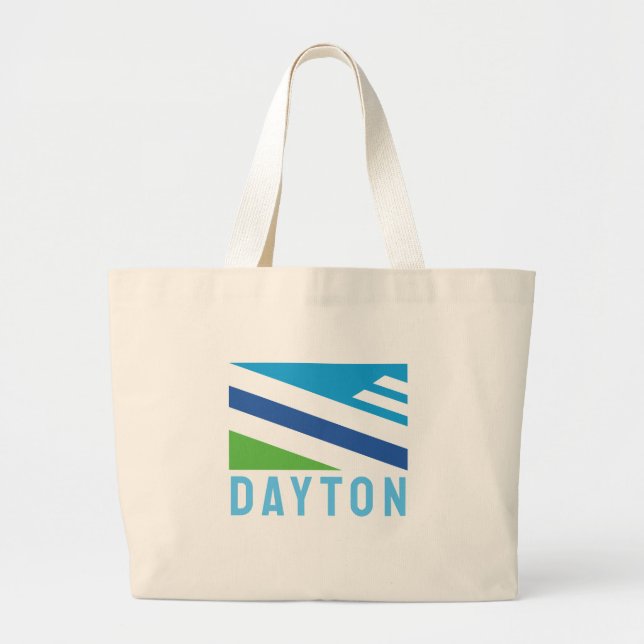 Flaggan för Dayton, Ohio (2021) Jumbo Tygkasse (Framsidan)