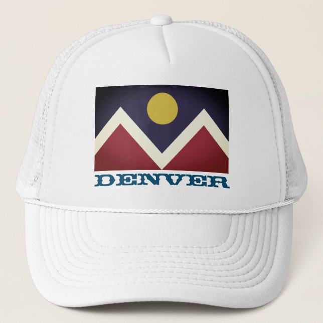 Flaggan för Denver, Colorado Keps (Framsida)