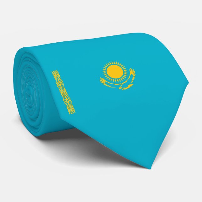 Flaggan för Kazakstan Slips (Rullad)
