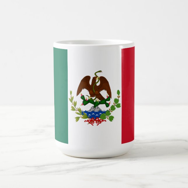 Flaggan för Mexiko Republikens flagga: 1824-1835 Magisk Mugg (Center)