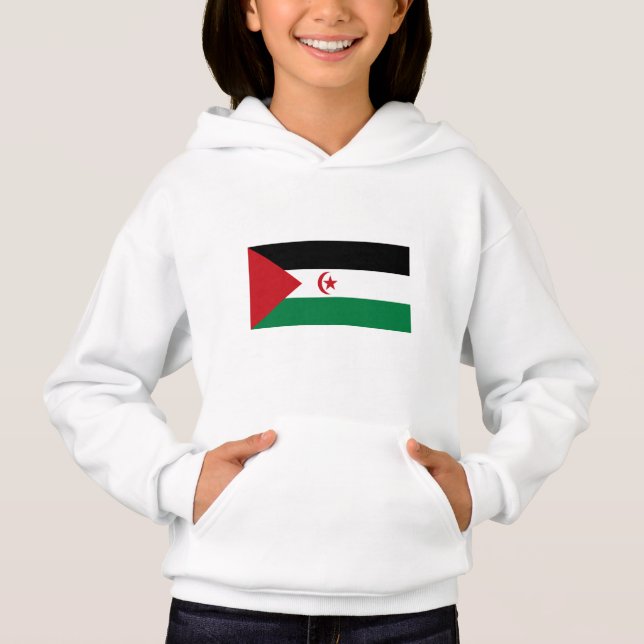 Flaggan för Sahrawiska arabiska demokratiska repub T Shirt (Framsida)