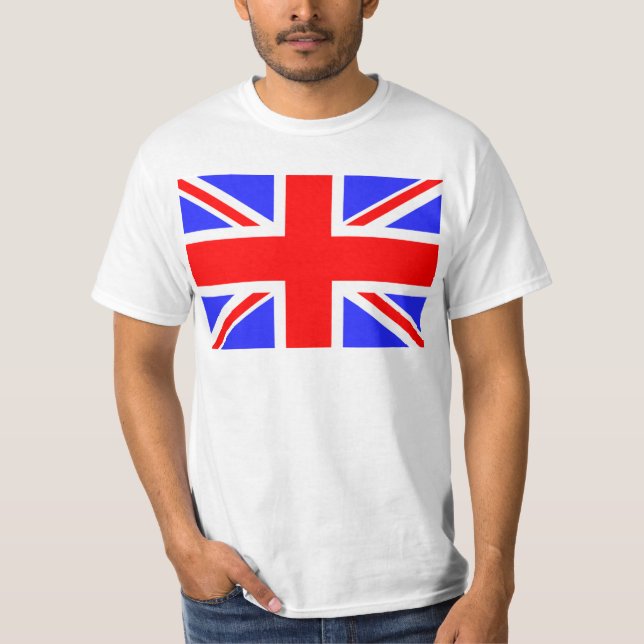 Flaggan för Storbritannien Tee (Framsida)