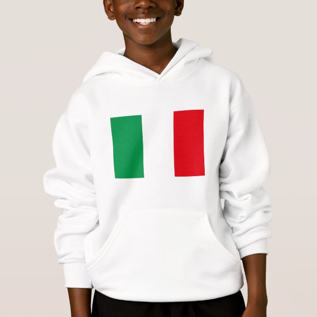 Flaggan i Italien T Shirt (Framsida)