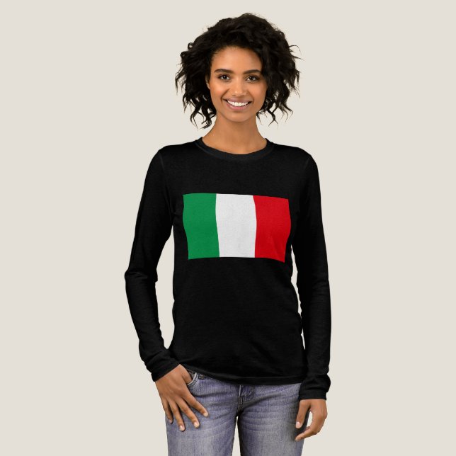 Flaggan i Italien T Shirt (Hel framsida)