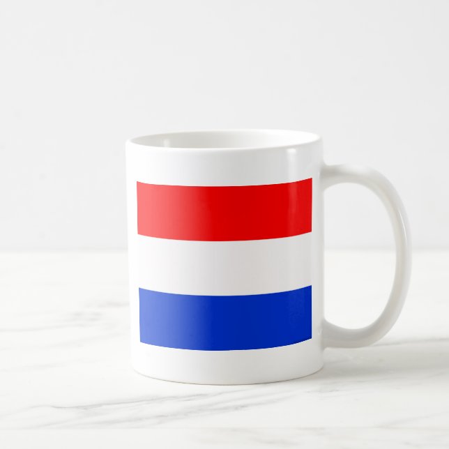 Flaggan i Nederländerna Kaffemugg (Höger)