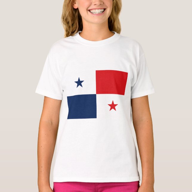 Flaggan i Panama T Shirt (Framsida)