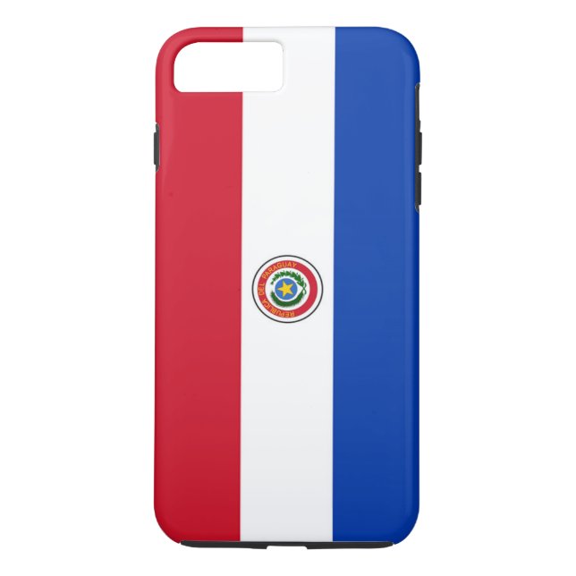 Flaggan i Paraguay Case-Mate iPhone Skal (Baksida)