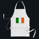 Flaggan Irland Förkläde<br><div class="desc">bilden visar den irländska flaggan eller Irlands flagga,  den gröna,  vita och orangea trikoloren.</div>